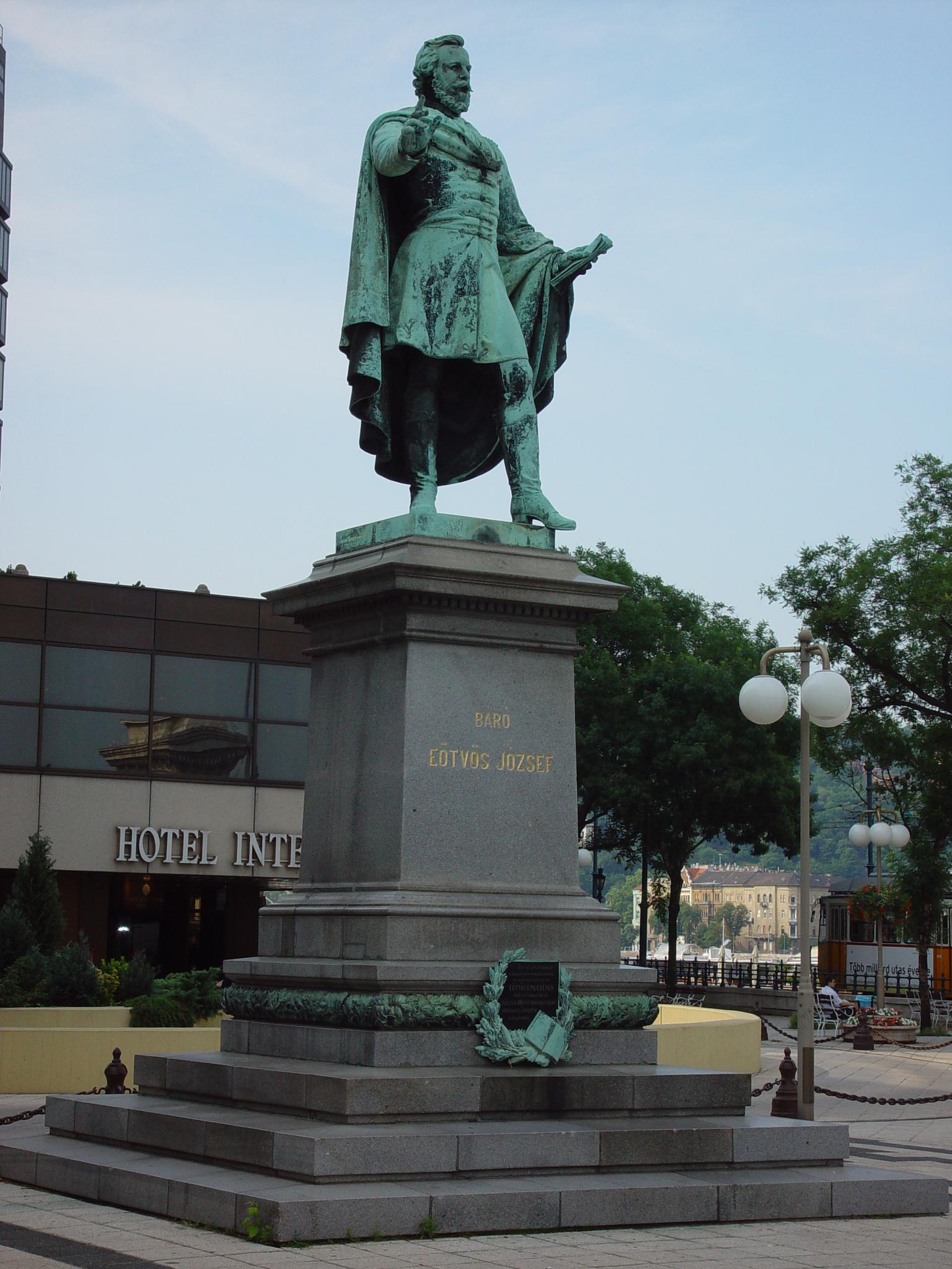 József Eötvös’s Nationality Law and the violent attempts at Magyarization – Budapest, Eötvös-Monument