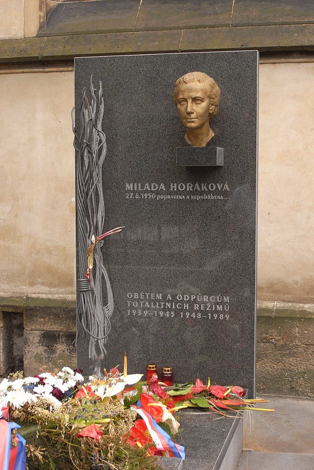 Milada Horáková – Praha, Vyšehrad, Symbolic grave