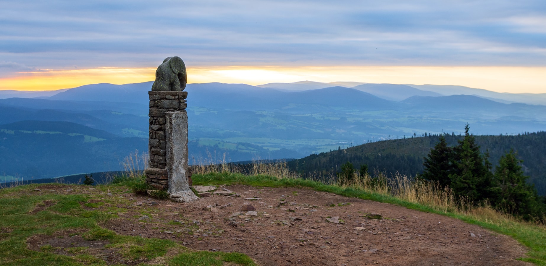 Králický Sněžník Mountains, the peak of Klepáč – Kralický Sněžník