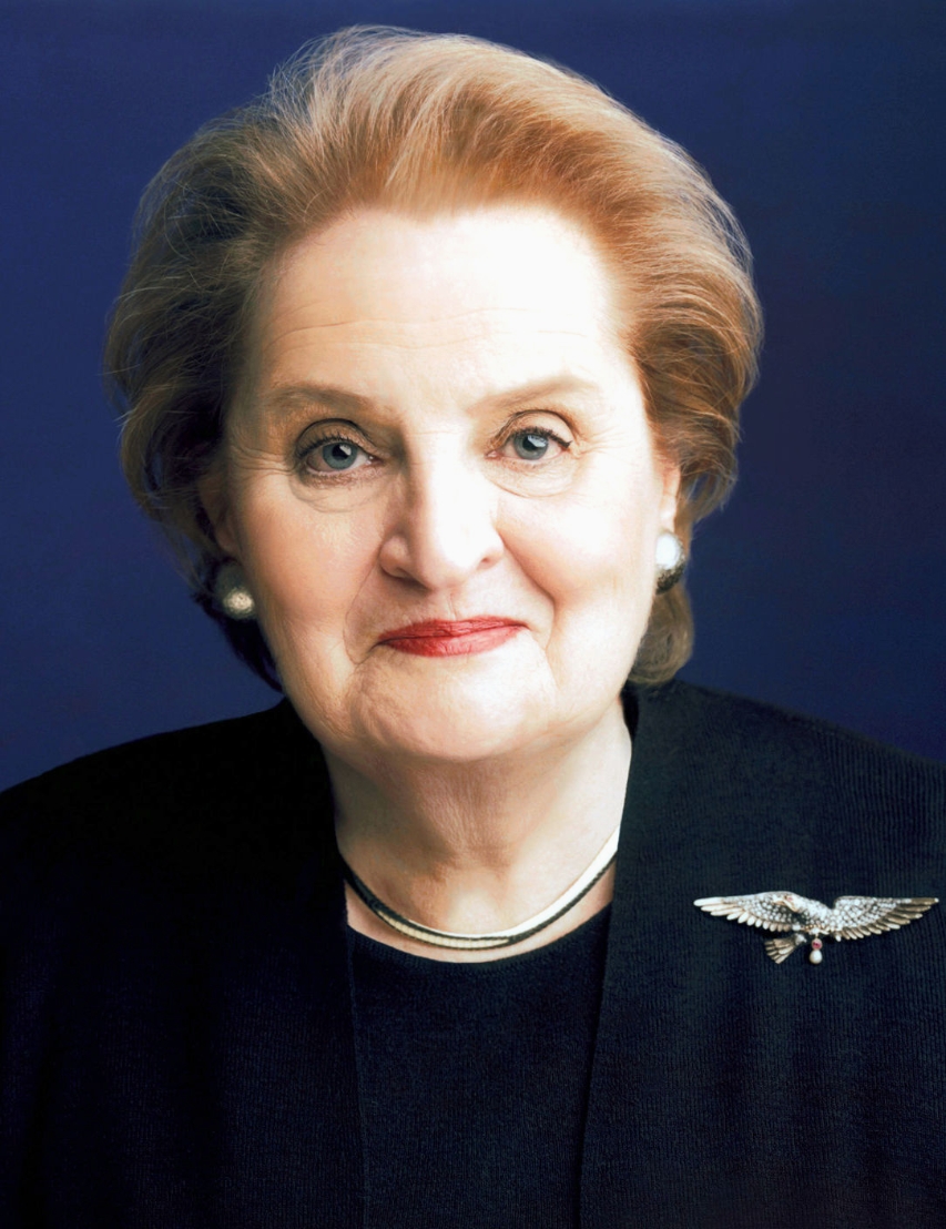 The importance of being Madeleine Albright – Letohrad, Memorial plaque of M. Albright